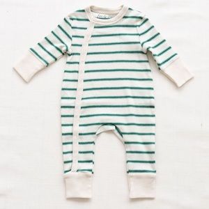 Fin & Vince Organic Ribbed Wrap One Piece